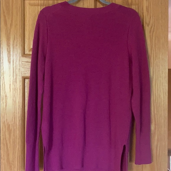 Fuchsia crew neck sweater - Picture 2 of 2